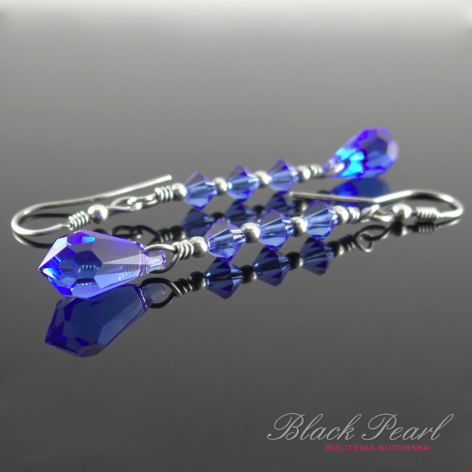 Sapphire Drops - kolczyki
