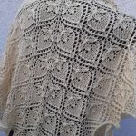  waniliowa chusta merino - 