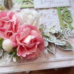 Kartka z zieloną ramką - Z bliska