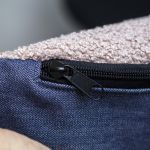 Nerka handmade z cienkiego jeansu unikatowa saszetka Raspberi - 