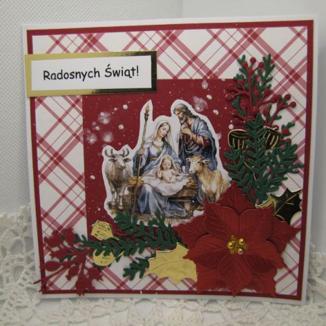 Kartka na Boże Narodzenie religijna 20