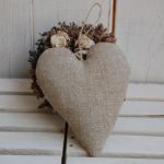 Vintagowe serce - zawieszka - 