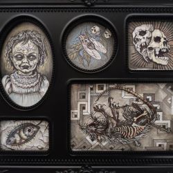 gotycka galeria ścienna, obraz w stylu wiktoriańskim