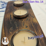 Świecznik drewniany DeepWax Sue Ellen No. 14 - 