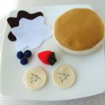 Pancake Filcowy / Jedzenie z filcu - Zestaw pancake