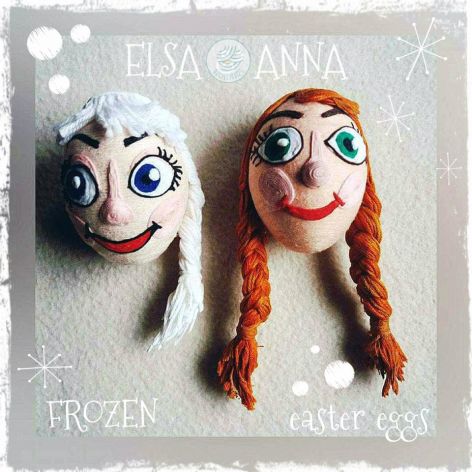 Pisanki ELSA & ANNA/Frozen/Kraina Lodu