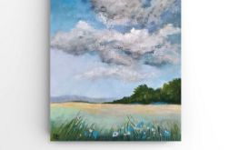 Pejzaż 4-praca formatu- 24/18 cm .