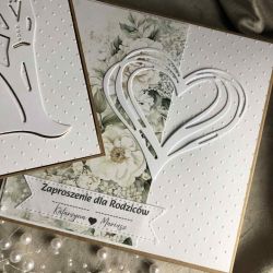 Zaproszenie ślubne dla rodziców w pudełku.