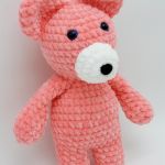 Mały miś - różowy - zdjęcie drugiego profilu