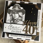 Kartka w pudełku z kopertą! 40 lat! Kobieta! - 