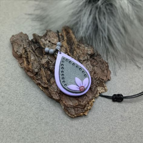 „SOPHIA” wisiorek z glinki polimerowej