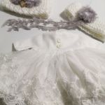 Lalka "Biała Sowa" - biała sukienka