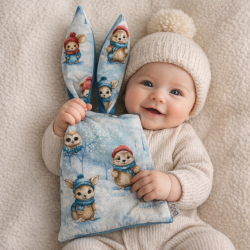 Szmatka sensoryczna z uszkami Zimowa (425978)-Nowe