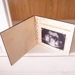 Pierwszy Dzień Ojca - pamiątkowa mini książeczka - ramka na zdjęcie USG, ramka na zdjęcie