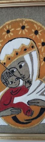 Obraz Malowany na lnie