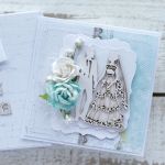 Romantyczna kartka ślubna z pudełkiem 22 - stylowa kartka ślubna
