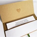 Kartka ślubna kopertówka-zieleń i brąz - ślubna kartka kopertówka z życzeniami