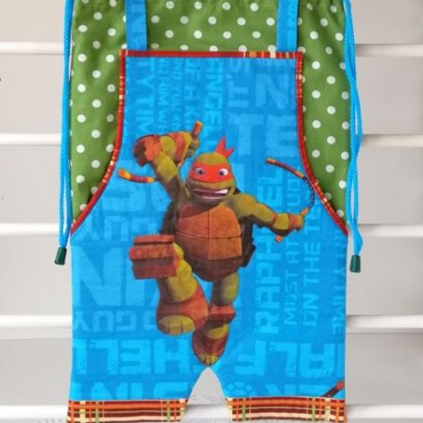 Wojowniczy żółw Ninja - worek ozdobny