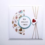 Niebanalna kartka życzenia zdrowia handmade - Niebanalna kartka z życzeniami poerotu do zdrowia