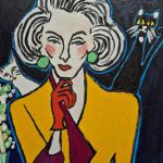 Obraz ręcznie malowany fowizm dwa oblicza ewy - 