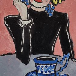 obraz olejny dama lili marleen