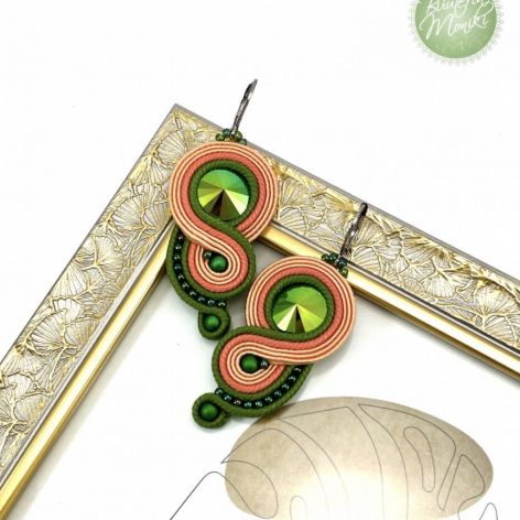 Wiosenne kolczyki sutasz/soutache 