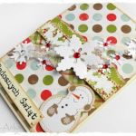 Kartka świąteczna z bałwankiem - 