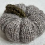 Dynia ozdobna, średnia - 1 szt. - Dynia ozdobna handmade, średnia, szara