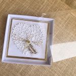 025,kartka na ślub w pudełku z kwiatowym sercem i torebką - 025,kartka na ślub w pudełku z kwiatowym sercem i torebką