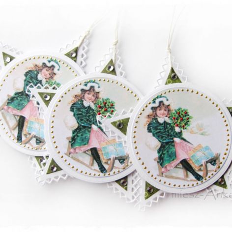 Zawieszka - karnecik - bilecik GWIAZDKA