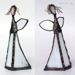 Biały anioł XI - stojący anioł