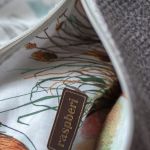 Składana kopertówka z weluru melanż - 