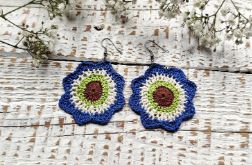 Szydełkowane kolczyki - oko proroka.