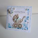 Personalizowana kartka na Pamiątkę Chrzetu Świętego - Personalizowana kartka na Pamiątkę Chrzetu Świętego