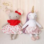 Myszka Klara przytulanka prezent GOTOWA - 