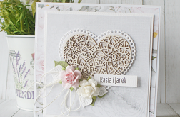 Kartka ślubna w pudełku