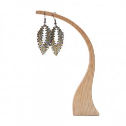 Ręcznie szyte kolczyki Gaia.