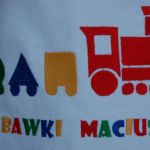 Worek na zabawki z imieniem dziecka - wersja chłopięca - 