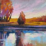 Pejzaż 2-praca formatu 18x24 cm pastele - 