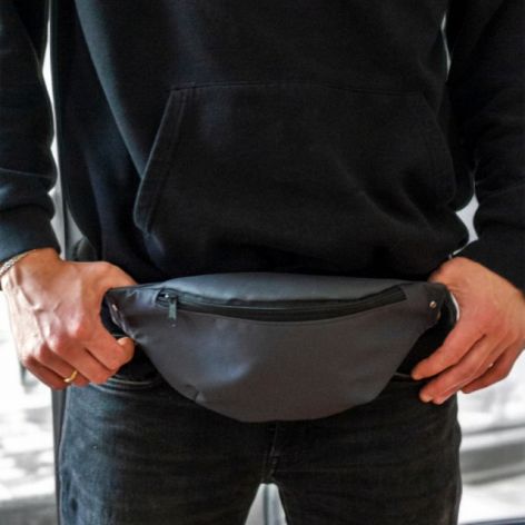 Grafitowa nerka męska