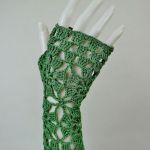 Rękawiczki, mitenki w zieleni - Modne rękawiczki