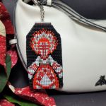 Brelok Motanka – amulet ludowy etno breloczek zawieszka do kluczy torebki - Brelok Motanka – amulet ludowy etno breloczek zawieszka do kluczy torebki