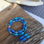 Komplet biżuterii Oceaniczna Harmonia – bransoletka i kolczyki - 4