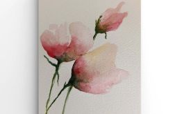 Kwiaty 3-akwarela formatu A5