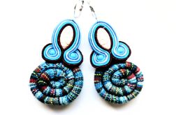 Light Blue Masai kolczyki sutasz