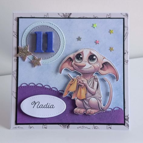 Kartka urodzinowa Harry Potter Zgredek 