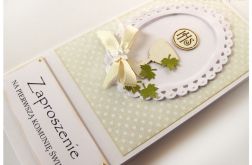 Zaproszenia komunijne z hostią