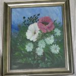 Obraz - Róże - malowane akrylem - obraz  akrylowy