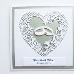 Kartka NA ŚLUB z sercem #1 - Kartka na ślub z sercem