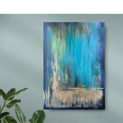 Abstrakcja ze złotem 8-obraz akrylowy 